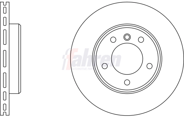 Fahren féktárcsa - FBD6005 - TothCarparts