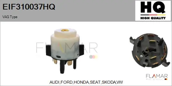 FLAMAR gyújtás/indítás kapcsoló - EIF310037HQ - TothCarparts