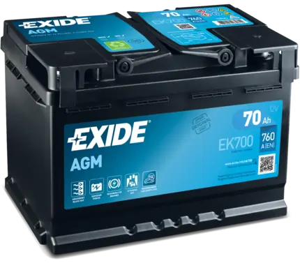 EXIDE Indító akkumulátor - EK700 - TothCarparts