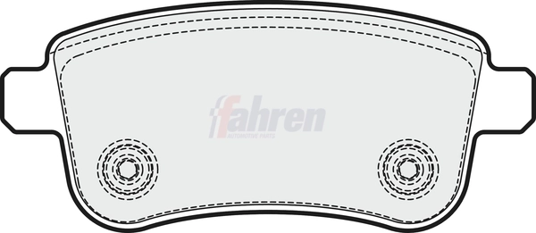 Fahren fékbetétkészlet, tárcsafék - FBP3254 - TothCarparts