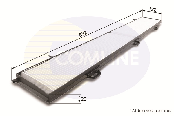 COMLINE szűrő, utastér levegő - EKF107 - TothCarparts