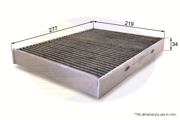 COMLINE szűrő, utastér levegő - EKF163A - TothCarparts