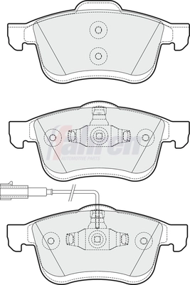 Fahren fékbetétkészlet, tárcsafék - FBP3273 - TothCarparts