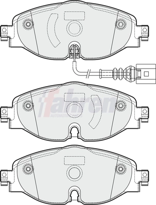 Fahren fékbetétkészlet, tárcsafék - FBP3365 - TothCarparts