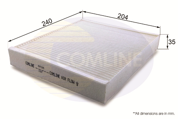 COMLINE szűrő, utastér levegő - EKF295 - TothCarparts