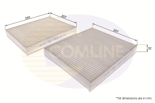 COMLINE szűrő, utastér levegő - EKF320 - TothCarparts