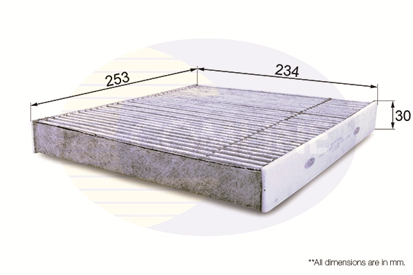 COMLINE szűrő, utastér levegő - EKF328A - TothCarparts