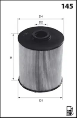 MECAFILTER Üzemanyagszűrő - ELG5397 - TothCarparts