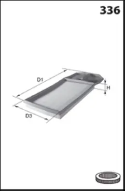 MECAFILTER légszűrő - ELP3752 - TothCarparts