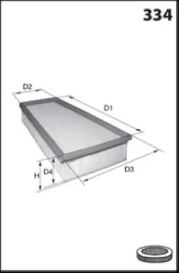MECAFILTER légszűrő - ELP3936 - TothCarparts
