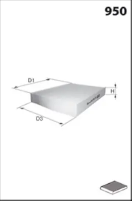 MECAFILTER szűrő, utastér levegő - ELR7129 - TothCarparts