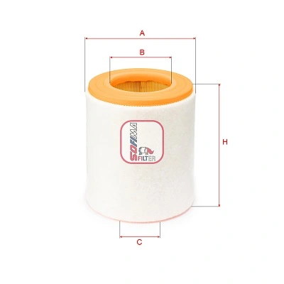 SOFIMA légszűrő - S 7J38 A - TothCarparts
