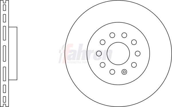 Fahren féktárcsa - FBD6721 - TothCarparts