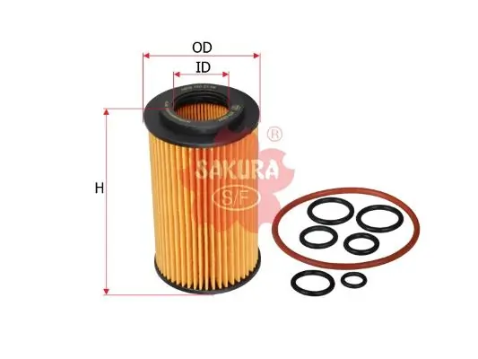 SAKURA Automotive olajszűrő - EO-2631 - TothCarparts