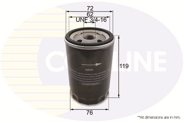 COMLINE olajszűrő - EOF053 - TothCarparts