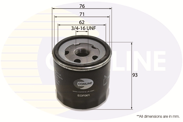 COMLINE olajszűrő - EOF061 - TothCarparts