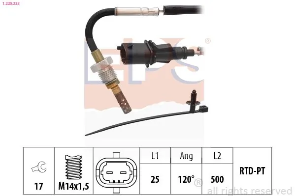 MDR Érzékelő, kipufogógáz-hőmérséklet - EPS-1220 223 - TothCarparts