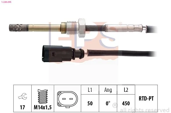 MDR Érzékelő, kipufogógáz-hőmérséklet - EPS-1220 295 - TothCarparts