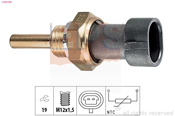 MDR érzékelő, hűtőfolyadék-hőmérséklet - EPS-1830 098 - TothCarparts