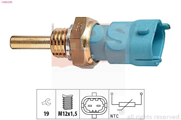 MDR érzékelő, hűtőfolyadék-hőmérséklet - EPS-1830 239 - TothCarparts