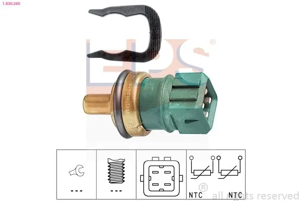 MDR érzékelő, hűtőfolyadék-hőmérséklet - EPS-1830 260 - TothCarparts