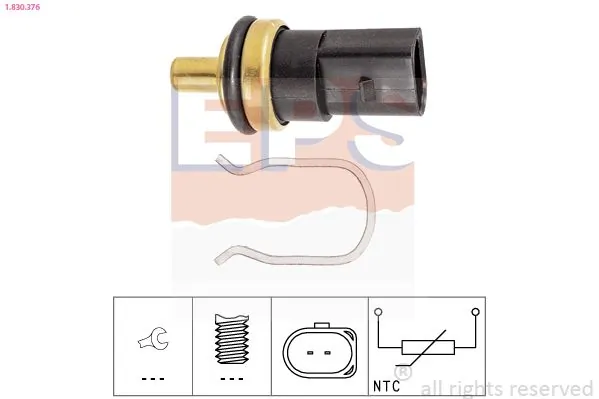 MDR érzékelő, hűtőfolyadék-hőmérséklet - EPS-1830 376 - TothCarparts