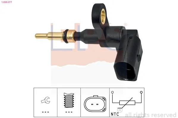 MDR érzékelő, hűtőfolyadék-hőmérséklet - EPS-1830 377 - TothCarparts