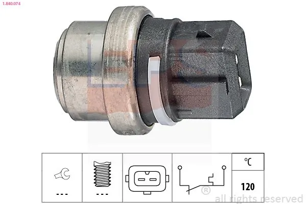 MDR Hőkapcsoló, hűtővíz-hőmérséklet jelző - EPS-1840 074 - TothCarparts