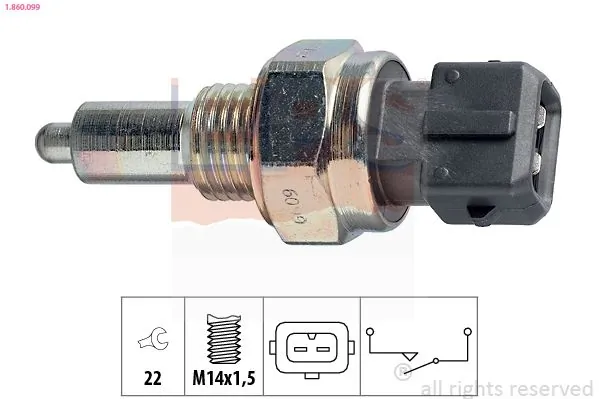 MDR kapcsoló, tolatólámpa - EPS-1860 099 - TothCarparts