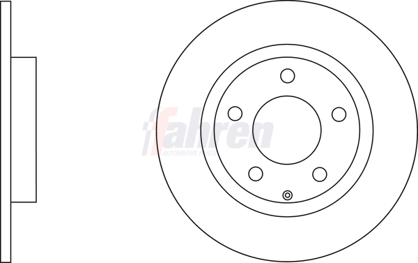 Fahren féktárcsa - FBD6771 - TothCarparts