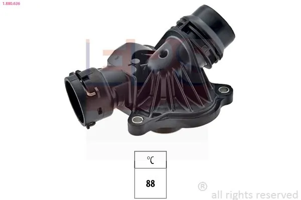 MDR termosztát, hűtőfolyadék - EPS-1880 636 - TothCarparts