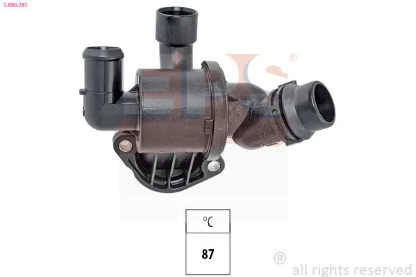 MDR termosztát, hűtőfolyadék - EPS-1880 781 - TothCarparts