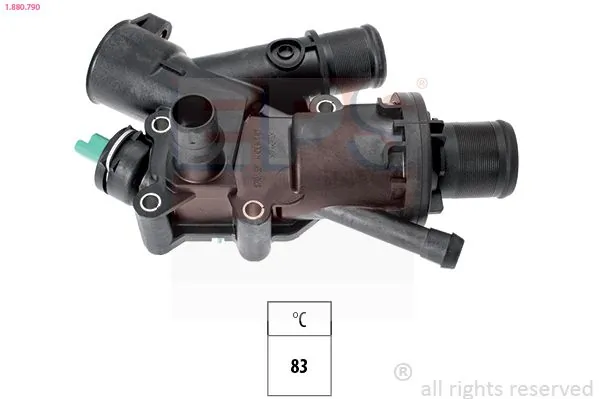 MDR termosztát, hűtőfolyadék - EPS-1880 790 - TothCarparts