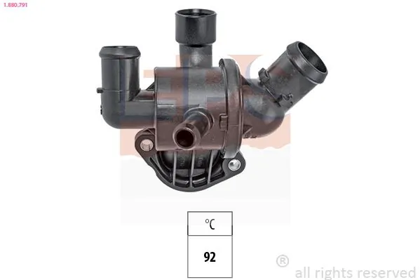 MDR termosztát, hűtőfolyadék - EPS-1880 791 - TothCarparts