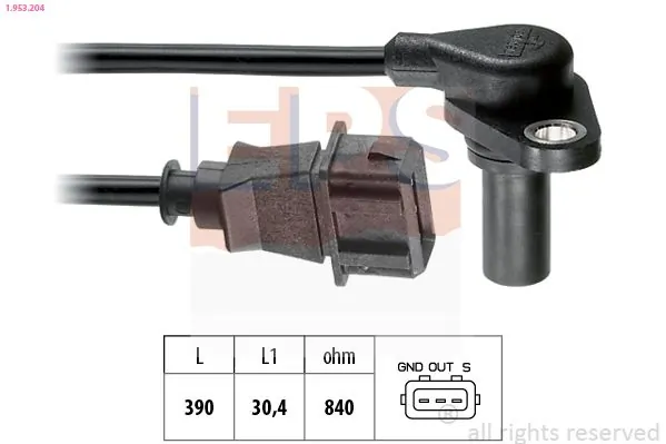 MDR Érzékelő, motorfordulatszám - EPS-1953 204 - TothCarparts