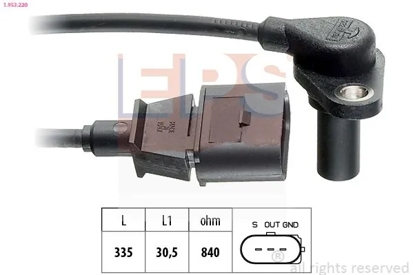 MDR Érzékelő, motorfordulatszám - EPS-1953 220 - TothCarparts