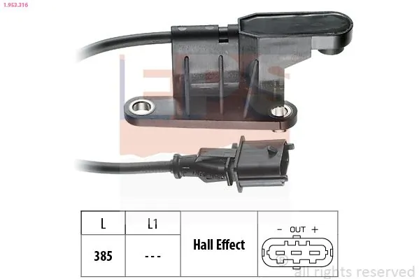 MDR érzékelő, vezérműtengely-pozíció - EPS-1953 316 - TothCarparts