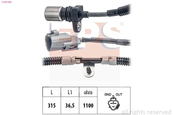 MDR impulzusadó, főtengely - EPS-1953 502 - TothCarparts
