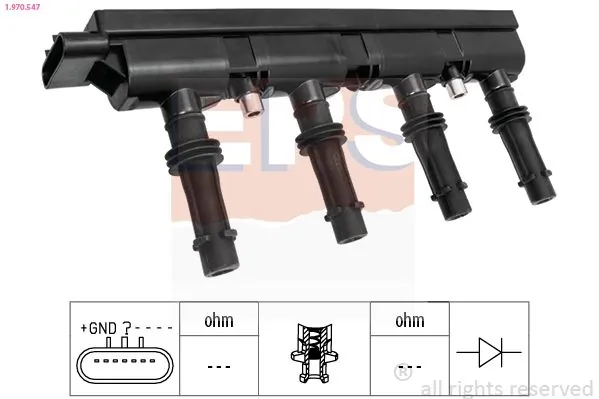 MDR gyújtótekercs - EPS-1970 547 - TothCarparts