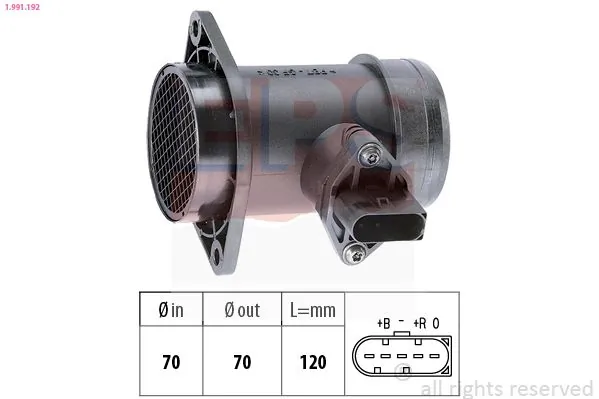 MDR légmennyiségmérő - EPS-1991 192 - TothCarparts