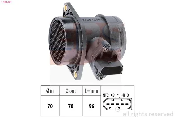 MDR légmennyiségmérő - EPS-1991 221 - TothCarparts