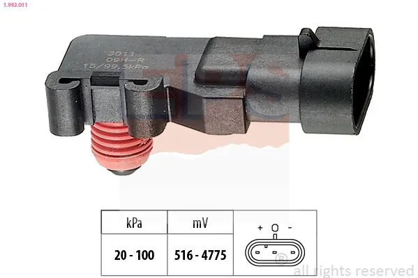 MDR légnyomás érzékelő, szintkiegyenlítés - EPS-1993 011 - TothCarparts
