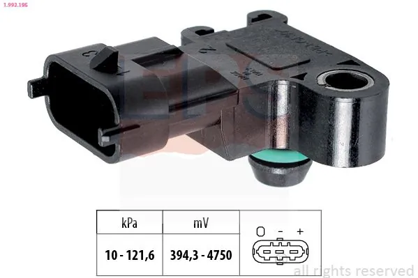 MDR légnyomás érzékelő, szintkiegyenlítés - EPS-1993 195 - TothCarparts