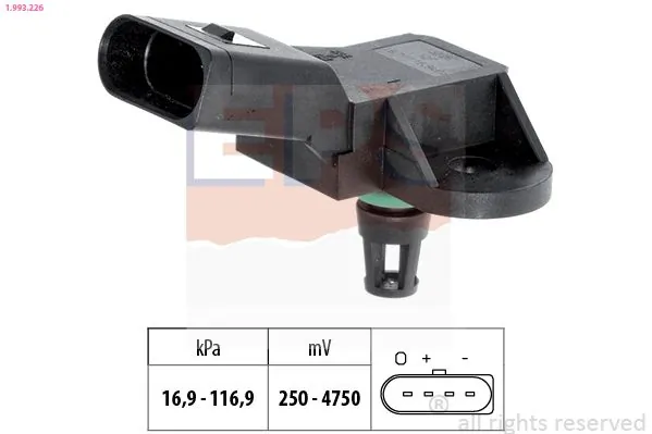 MDR légnyomás érzékelő, szintkiegyenlítés - EPS-1993 226 - TothCarparts