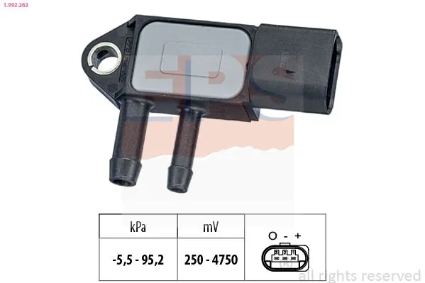 MDR Érzékelő, kipufogógáz-nyomás - EPS-1993 263 - TothCarparts