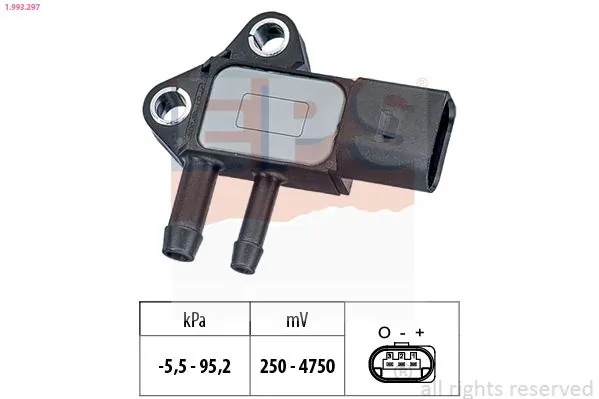 MDR Érzékelő, kipufogógáz-nyomás - EPS-1993 297 - TothCarparts