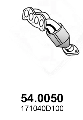 ASSO katalizátor - 54.0050 - TothCarparts