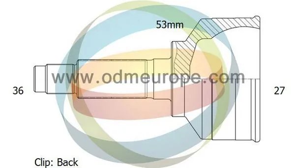 4X4 ESTANFI csuklókészlet, hajtótengely - EST-12-211497 - TothCarparts