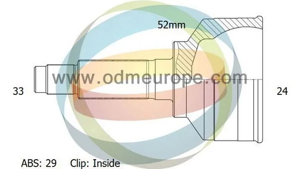 4X4 ESTANFI csuklókészlet, hajtótengely - EST-12-231344 - TothCarparts