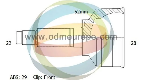 4X4 ESTANFI csuklókészlet, hajtótengely - EST-12-231635 - TothCarparts